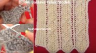 Dilimli Baklava Yelek Modeli