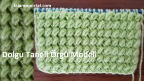 Dolgu Taneli Örgü Modeli
