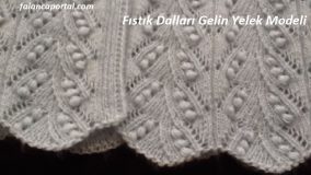 Fıstık Dalları Gelin Yelek Modeli