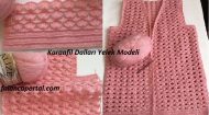 Karanfil Dalları Yelek Modeli