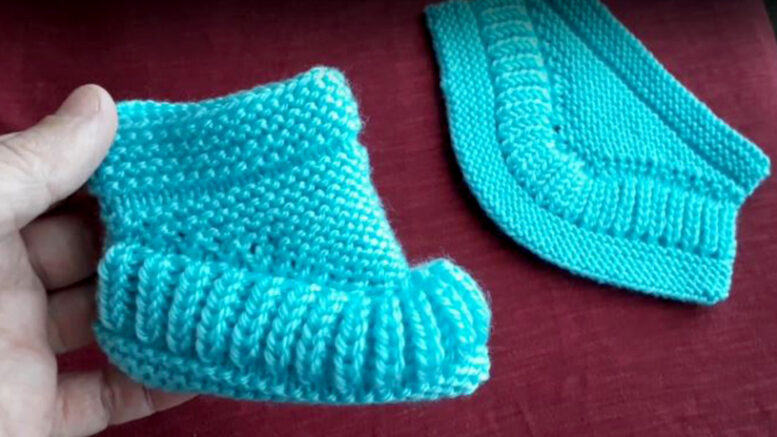 Kullanışlı İnanılmaz Kolay Bot Bebek Patik Modeli