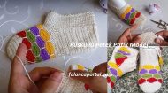 Püsküllü Petek Patik Modeli