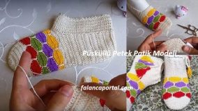 Püsküllü Petek Patik Modeli