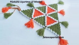 Püsküllü Uçurtma Lif Modeli