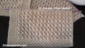 Su Damlası Yelek Modeli