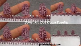 Boncuklu Dut Oyası Yapılışı