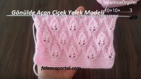 Gönülde Açan Çiçek Yelek Modeli