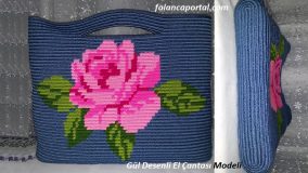 gul desenli el cantasi 1