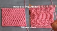 Halay Başı Örgü Modeli