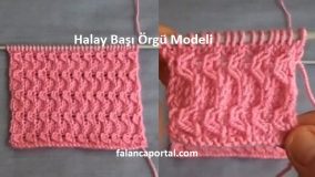Halay Başı Örgü Modeli
