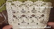 Kalpte Açan Çiçek Yelek Modeli