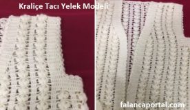 Kraliçe Tacı Yelek Modeli