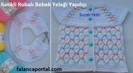 Renkli Robalı Bebek Yeleği Yapılışı