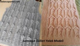 Sarmaşık Gülleri Yelek Modeli