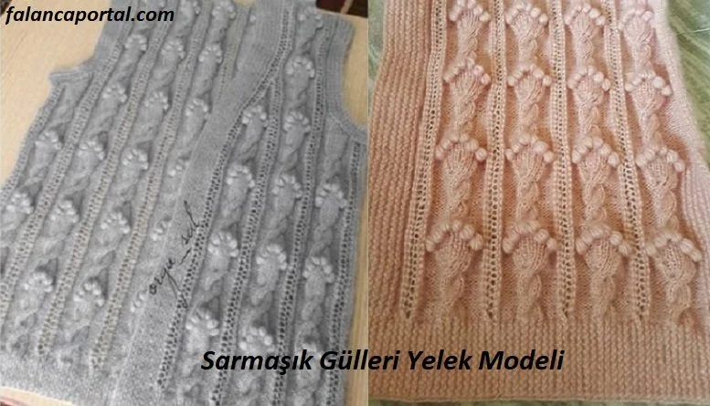 sarmasik gullari yelek modeli 1