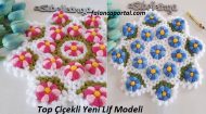 Top Çiçekli Yeni Lif Modeli