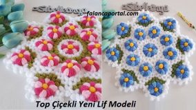 Top Çiçekli Yeni Lif Modeli