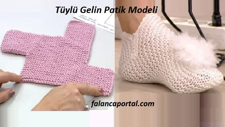 tuylu gelin patik modeli 1