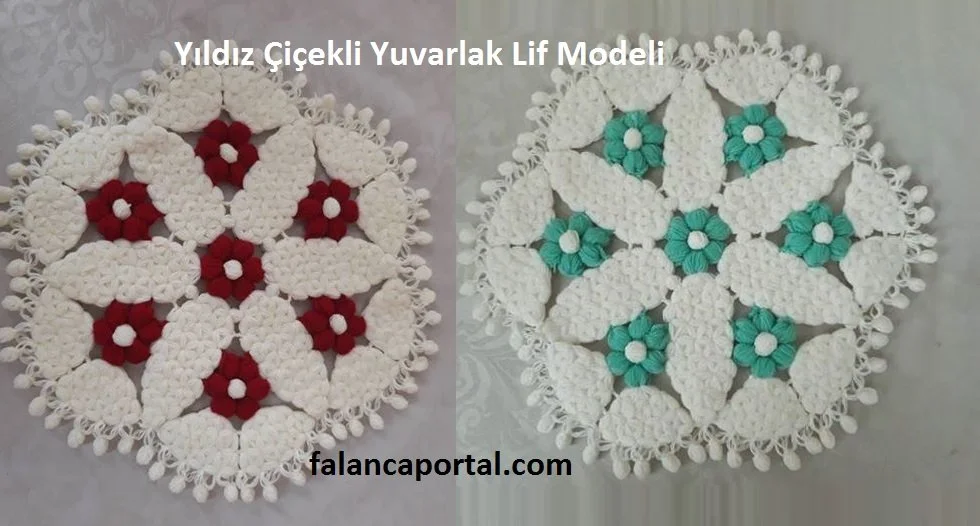 yildiz cicekli yuvarlak lif modeli 1