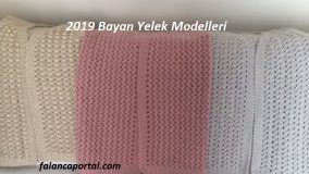 2019 Tığ Bayan Yelek Modelleri