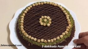 5 Dakikada Pamuk Tava Keki