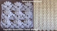 Yapraklı Karanfiller Yelek Modeli