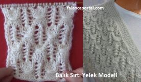 Balık Sırtı Yelek Modeli
