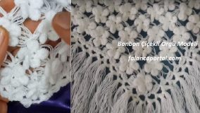 Bonbon Çiçekli Örgü Modeli