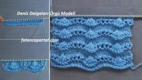 Deniz Dalgaları Örgü Modeli