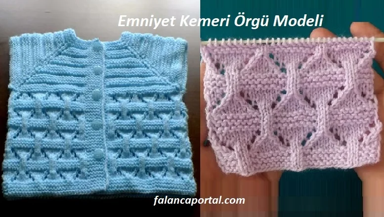 emniyet kemeri orgu modeli 1