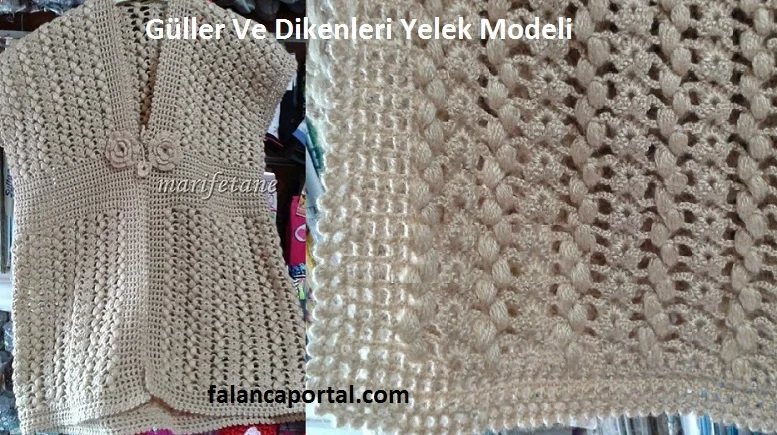 guller ve dikenleri yelek modeli 1