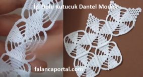 İçi Dolu Kutucuk Dantel Modeli