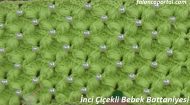 İnci Çiçekli Bebek Battaniyesi