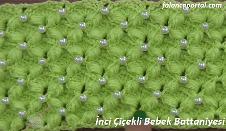 inci cicekli bebek battaniyesi 1