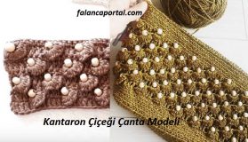Kantaron Çiçeği Çanta Modeli