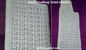 Kara Hindi Bağ Yelek Modeli