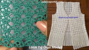 Lölük Tığ Örgü Modeli