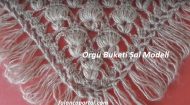 Örgü Buketi Şal Modeli