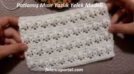 Patlamış Mısır Yazlık Yelek Modeli