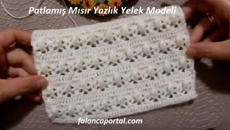 patlamis misir yazlik yelek modeli 1