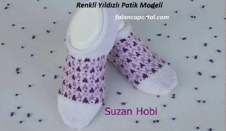 renkli yildizli patik modeli 1