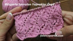 Rüzgarla Savrulan Yapraklar Örgü