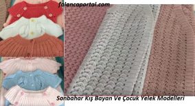 Sonbahar Kış Bayan Ve Çocuk Yelek Modelleri