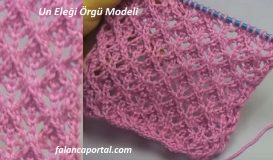 Un Eleği Örgü Modeli