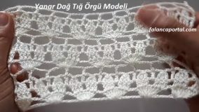 Yanar Dağ Tığ Örgü Modeli