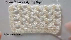 Yavru Örümcek Ağı Tığ Örgü
