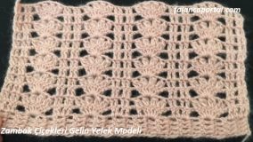 Zambak Çiçekleri Gelin Yelek Modeli