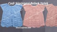 Cadı Süpürgesi Bebek Yelek Modeli