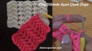 Dağ Dibinde Açan Çiçek Örgü