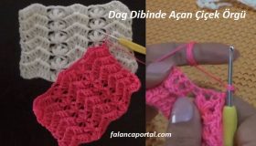 Dağ Dibinde Açan Çiçek Örgü